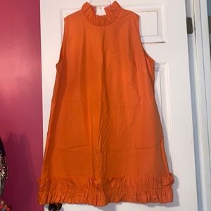 Elizabeth Wilson Designs Orange Dress